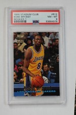 1996-97 Stadium Club KOBE BRYANT #R12 Rookie RC Graded PSA 8 NM-MT QTY