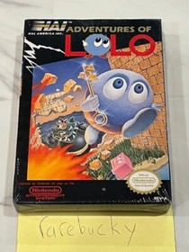 Adventures of Lolo (Nintendo NES) NEW SEALED H-SEAM, GOOD SHAPE, RARE!
