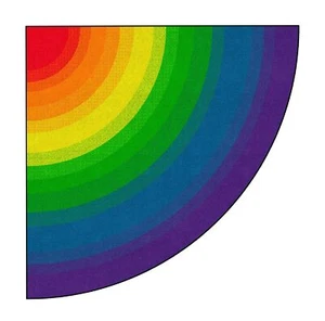 Flagship Carpets Rainbow Area Rug for Kids Classroom, Home Learning Area, Pla... - Picture 1 of 5