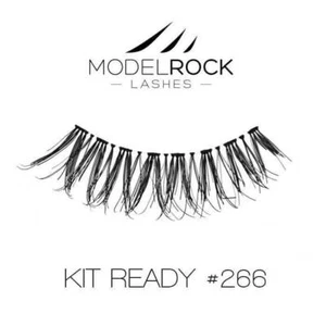 Modelrock - Kit Ready #266 - Handmade Fake False Eyelash Lashes 100% Human Hair - Picture 1 of 1