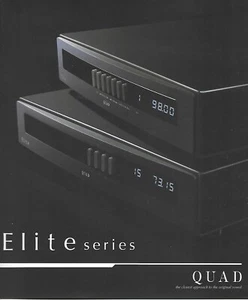 Folleto de audio - Quad - Serie Elite - Amplificador Sintonizador Reproductor Componentes (CE69) - Imagen 1 de 1