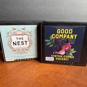 Lot: 2 Cynthia D’Aprix Sweeney Audio Book CD Set The Set Good Company Novels - Picture 1 of 7
