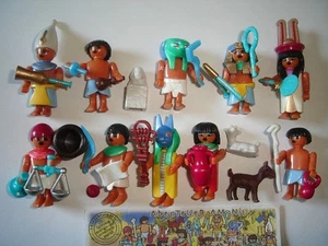 KINDER SURPRISE SET - EGYPTIANS PHARAOS PEOPLE 1997 - TOYS FIGURES MINIATURES - Picture 1 of 1