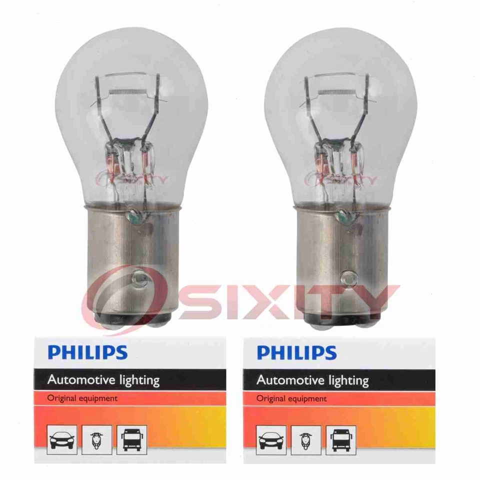 2 bombillas de luz de señal de giro trasera Philips para Oldsmobile 88 98 Achieva ij Foto 1 de 4