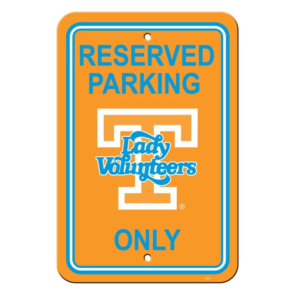 Теннесси леди добровольцев зарезервированный парковочный знак - 12 «x 18» NCAA настенный декор - Изображение 1 из 1