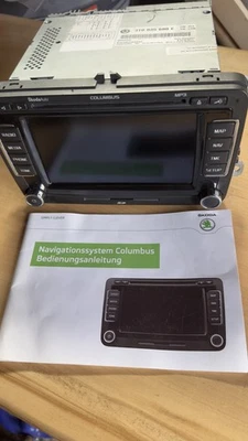 Skoda Superb II 3T0035680E Navigation GPS Navi Radio RNS 510 ( RICHTIG LESEN )  - Bild 1 von 4