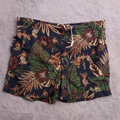 Bañador Polo Ralph Lauren Para Hombre Grande Deportivo Hawaiano Hula Niña Gráfico L LEER Foto 1 de 4