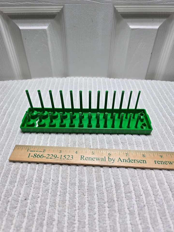 Matco Tools SH14MG 1/4"  Metric Socket Trays-Green  (A) - Image 1 of 4