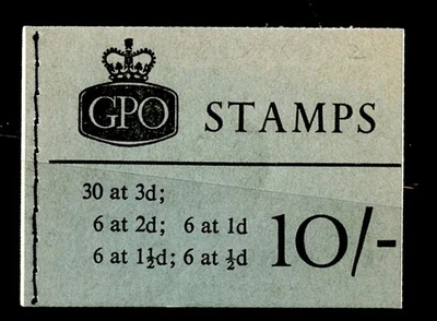 GREAT BRITAIN CPL. 1961  STITCHED BOOKLET GPO 10/- QE11 MNH,OG - Image 1 of 3