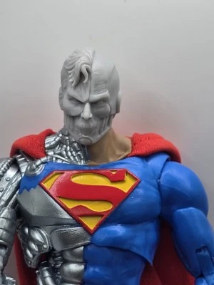 Cabeza Cyborg Super Hero Man impresa en 3D #1 1:10 7" SELECCIONAR MULTIVERSO DC Foto 1 de 3