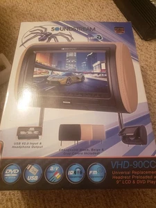 Soundstream VHD-90CC 9 inch LCD & DVD player universal kit - Picture 1 of 5