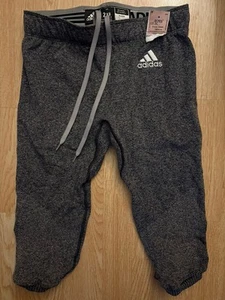 Pantalones de fútbol Adidas cobertura de prensa grises niños jóvenes talla 2XL nuevos sin etiqueta - Imagen 1 de 2