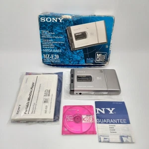 Sony Walkman MZ-E20 Mini-Disc Player - silber - OVP - funktioniert ✅ - Bild 1 von 21