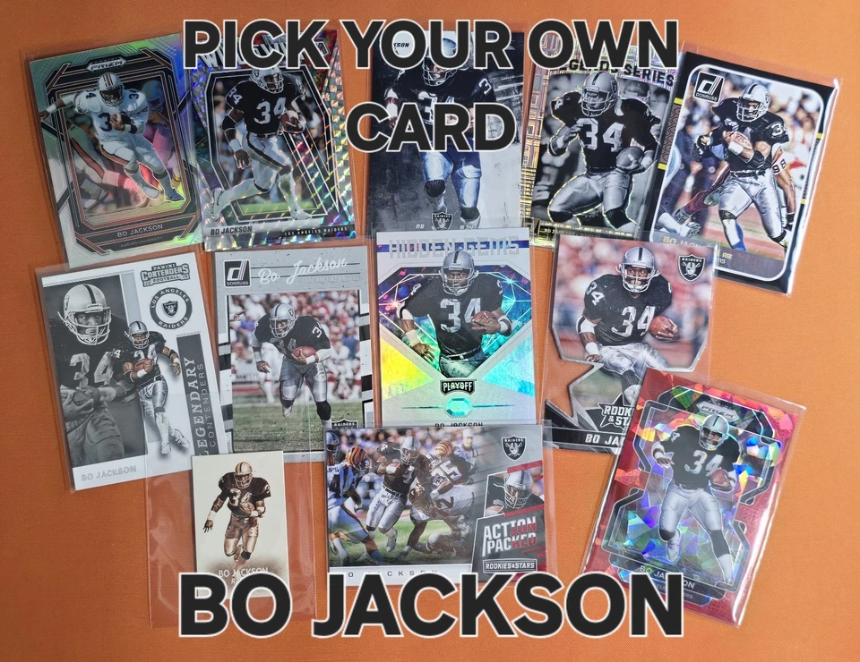 ⚫️⚪️⚫️ ELIGE TU BASE DE TARJETA BO JACKSON, INSERTOS, PARALELOS Y MÁS RAIDERS ⚫️⚪️⚫️ Foto 1 de 1
