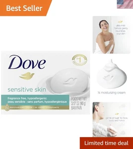 Sanfte reinigende Seife 2er-Packung - unparfümiert für empfindliche Haut, je 3,17 Unzen - Bild 1 von 10