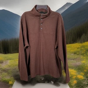 Mountain Khakis Men's Apex Pop Top Pullover XXL Classic Fit Long Sleeve Henley - Picture 1 of 9