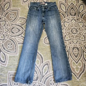 Vintage Y2K Old Navy Blue Jeans Women’s Sz 2 Reg 100% Cotton Bootcut - Picture 1 of 12