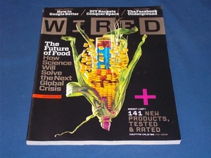 2008 NOVEMBER WIRED MAGAZINE - FOOD & SCIENCE FRONT COVER - H 14202 - Picture 1 of 2