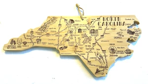 Totally Bamboo Etched North Carolina State Cutting Board NWOT - Picture 1 of 8