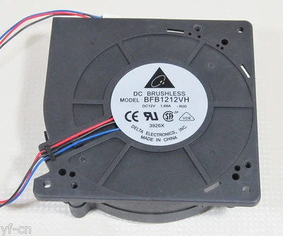 1pc Delta BFB1212VH 120x120x32mm 12032 DC 12V 1.88A Blower Fan 3pin Connector - Image 1 of 2