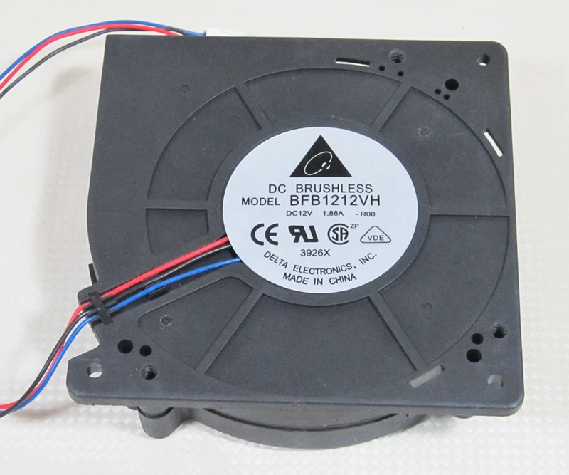 1pc Delta BFB1212VH 120x120x32mm 12032 DC 12V 1.88A Blower Fan 3pin Connector - Image 1 of 2