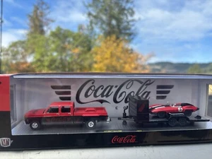 M2 Machines 1973 gmc 3500 & 1958 chevy corvette coke hauler C30 Truck 1:64 TW32 - Picture 1 of 4