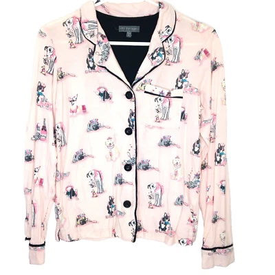 Pijama PJ Salvage Top Perros Fiesta de Cumpleaños-Talla XS/Pequeño Rosa Tejido Algodón/Rayón Foto 1 de 4