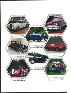 Luxembourg 2023 1 Classic cars sheetlet mnh u - Picture 1 of 1