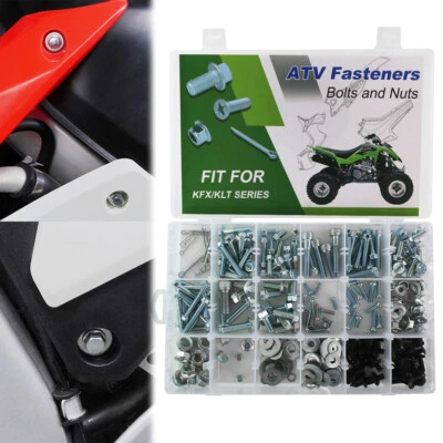 260件装车身框架螺丝套件适用于川崎KFX50 2003-2024 KFX250 2004-2005 — 第 1/4 张图片
