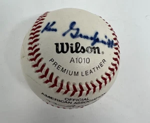 Autogrammierter signierter Ken Grandquist Baseball - Iowa Cubs kleiner Teambesitzer - kein Coa - Bild 1 von 5