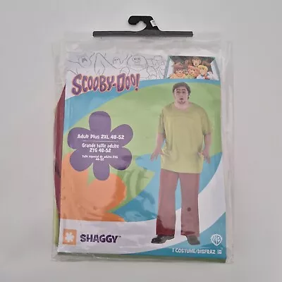 Scooby Doo Adulto Plus 2XL 48-52 Peludo Disfraz Camisa y Pantalones Nuevo Foto 1 de 4
