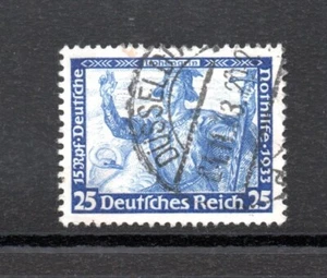 Germany 1933 old Nothilfe stamp Lohengrin (Michel 506) nice used - Picture 1 of 2