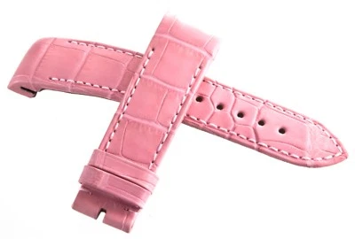 Correa de reloj para mujer Chopard 19 mm x 18 mm rosa cocodrilo 105 Foto 1 de 3