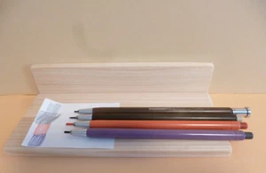 Fallminenstift Sparstift Stein ca 50 er Jahre Lila Orange Braun -2 mm - Bild 1 von 6