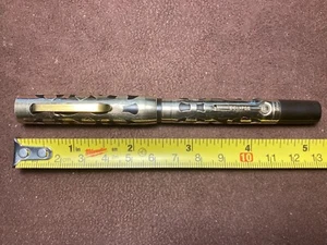 ECLIPSE GOLD FILLED FILIGREE FOUNTAIN PEN VERY FLEXIBLE NIB - Picture 1 of 4