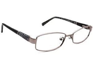 Safilo Eyeglasses Elasta 4838 0JZA Silver/Black Full Rim Frame Italy 52[]16 130 - Picture 1 of 8
