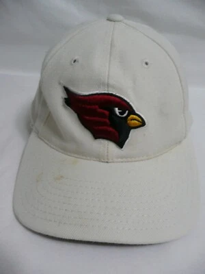 Gorra ajustable Arizona Cardinals blanca roja usada HT 5+144 Foto 1 de 3