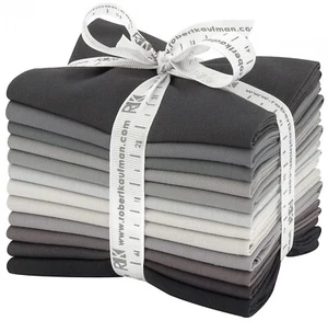 FQ-1373-12 - 12 Fat Quarters - Bundle - Kona Cotton - Stormy Skies Palette - Picture 1 of 1