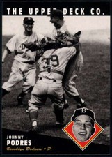 Johnny Podres 1994 Upper Deck All Time Heroes #63 Dodgers ID:19443