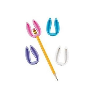 (4pk) BUNNY EARS PENCIL TOP ERASERS KIDS PARTY FAVOURS LOOT FILLER SCHOOL REWARD - Picture 1 of 1