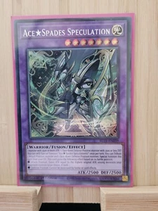 YuGiOh Ace Spades Speculation BLTR-DE039 Secret Rare - Bild 1 von 1