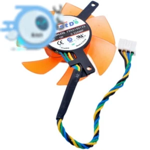 1PC PWM graphics card fan Firstd FD5010U12S DC 12V 0.22A 4-Pin~ - Picture 1 of 4