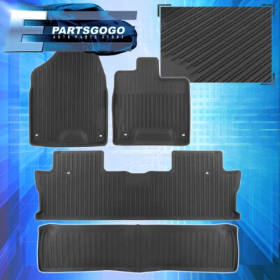 For 17-22 Honda Ridgeline TPE Rubber All Weather Season Duty Floor Mats Liners — 第 1/4 张图片