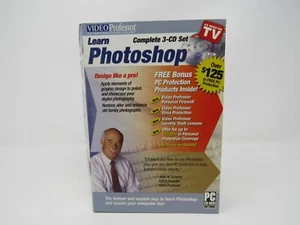 Video Professor Inc Learn Photoshop Complete 3-CD Set John W Scherer P036PS - Picture 1 of 3