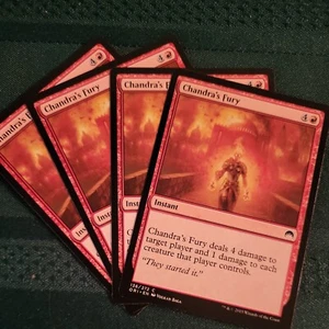 MTG Magic Origins C Chandra's Fury #0136 PLAYSET 4x x4 - Picture 1 of 2