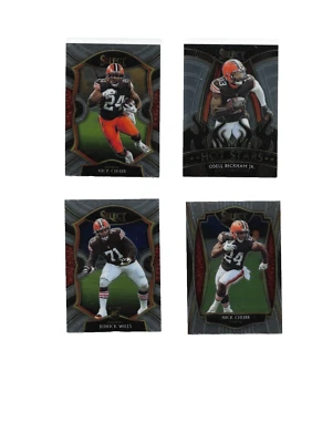 175. 2020 NFL Panini Select Cleveland Browns Lot (Read Description) - Image 1 of 2