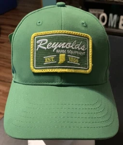 John Deere Reynolds Farm Equipment embroidered logo. Strap Back Hat - Picture 1 of 4