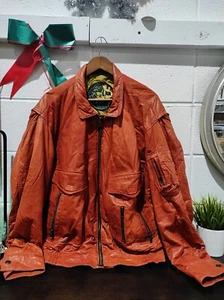 Vintage Leather Jacket | American Basics | Men's |Chest is 22" ; Height is 28" | - Picture 1 of 4