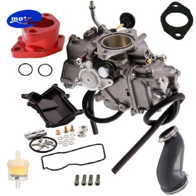 For 1987-2004 Yamaha Warrior 350 YFM350X New Carburetor & Air Box Cleaner Joint - Image 1 of 4
