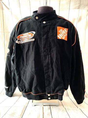 Tony Stewart Men’s 2XL Jacket NASCAR Winston Cup Champion 2002 Home Depot Chase Cover